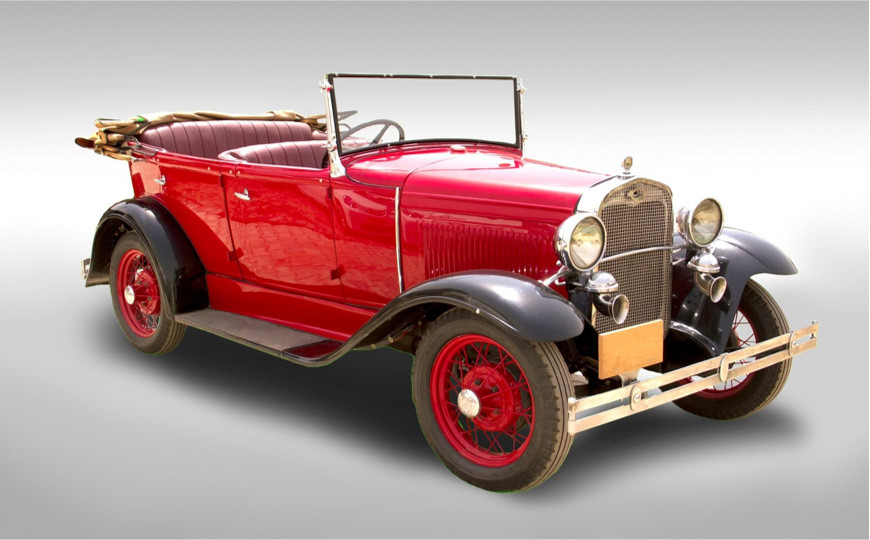 Ford A Model 1930 Red